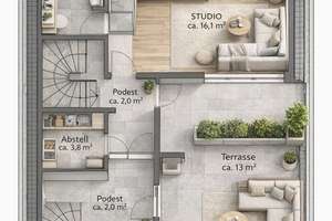 200 m² Wohnkomfort in Bestlage – Exklusive 5-Zimmer-Residenz zwischen Wasser und Park – Die vollständige Adresse der Immobilie erhältst du vom Anbieter., 14482 Babelsberg Nord, Potsdam – Vorschaubild 3