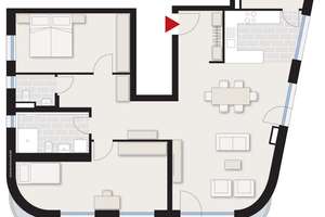 Heilbronn Hochgelegen - Moderne 3-Zimmer Penthouse Wohnung mit hochwertiger Einbauküche – Manfred-Weinmann-Ring 10, 74078 Neckargartach, Heilbronn – Vorschaubild 13