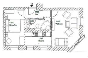 Günstige und vermietete 2-Zimmer mit Laminat, Aufzug und Eckwanne in guter Lage! – Die vollständige Adresse der Immobilie erhältst du vom Anbieter., 9126 Gablenz, Chemnitz – Vorschaubild 18