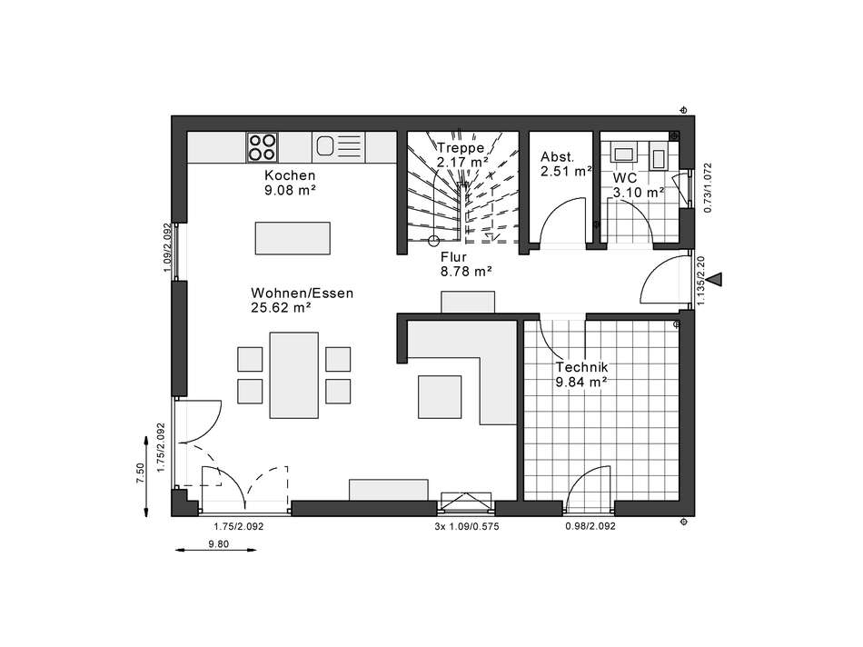 Grundriss EG