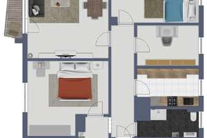 Sanierte 4-Zimmer-Wohnung in Augsburg-Pfersee: Wertachnähe trifft perfekte Stadtanbindung – Luitpoldstraße 13, 86157 Pfersee-Süd, Augsburg – Vorschaubild 8