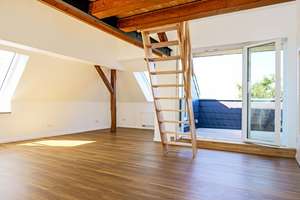 Erstbezug mit Charakter: Dachgeschoss mit Galerie & Westbalkon | KfW 55 WPB förderfähig – 4229 Kleinzschocher, Leipzig – Vorschaubild 2