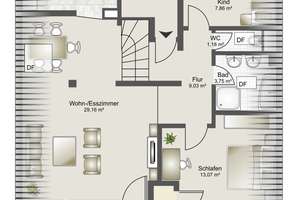 Charmante 3 Zi. DG ETW + ausgebaute Bühne - in 3-Familienhaus - Raum für Ihre Modernisierungsideen – Die vollständige Adresse der Immobilie erhältst du vom Anbieter., 74074 Heilbronn, Heilbronn – Vorschaubild 23