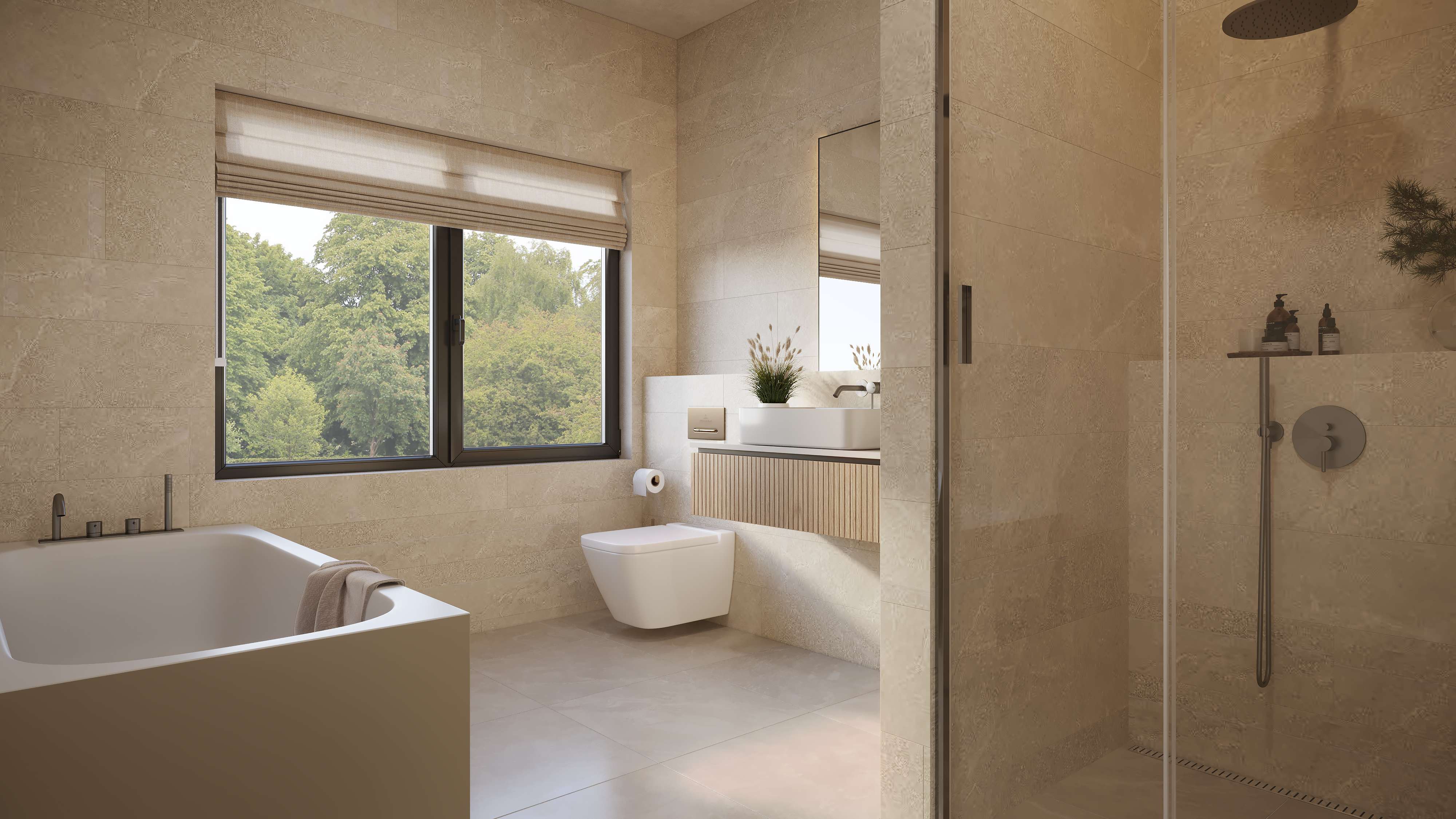 Immobilie in Vogtareuth - Vogtareuth: Neubau-Erstbezug Architektenhaus mit Doppelgarage, Terrasse, Garten und Dachterrasse - Bild 1