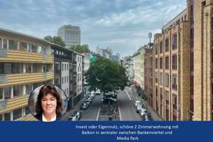Ansprechende gepflegte 2 Zimmerwohnung in Altstadt Nord Lage Nähe Mediapark mit Balkon und Aufzug – Die vollständige Adresse der Immobilie erhältst du vom Anbieter., 50670 Altstadt/Nord, Köln – Vorschaubild 1