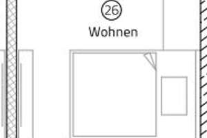 DÖRNBERG Campus möbliertes Appartement mit Stellplatz und Balkon/Terrasse – Ladehofstr. 35, 93049 Westenviertel, Regensburg – Vorschaubild 2