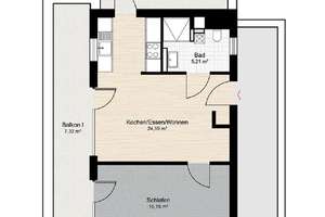 Penthouse für jedes Alter - barrierefreies Wohnen mit Dachterrasse und Weitblick – Relaisstraße 2, 68219 Rheinau, Mannheim – Vorschaubild 13