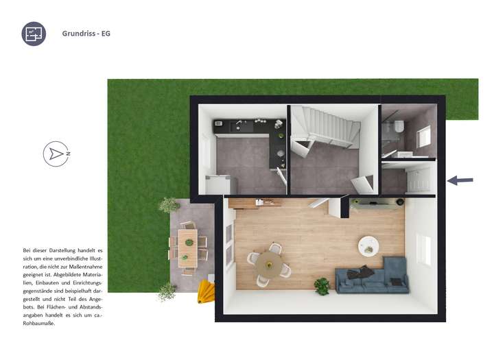 Grundriss Erdgeschoss