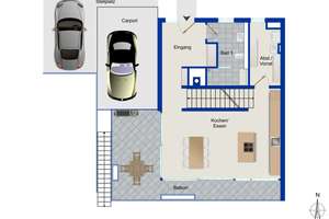 Architektonische DHH in exklusiver Hanglage – modernes Wohnerlebnis in Simmelsdorf – Die vollständige Adresse der Immobilie erhältst du vom Anbieter., 91245 Simmelsdorf – Vorschaubild 17