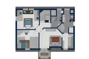 Imposantes Haus mit separater Wohnung und großem Garten – 89356 Haldenwang – Vorschaubild 27