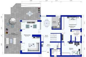EFH an der Saselbek - 1.813 m² Grundstück, 192 m² Wohnfläche plus Vollkeller 105 m² - Teilsanie – Die vollständige Adresse der Immobilie erhältst du vom Anbieter., 22393 Sasel, Hamburg – Vorschaubild 11