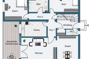 Sehr großzügiges Einfamilienhaus mit tollem DG-Studio, Pool und herrlichem Weitblick – Die vollständige Adresse der Immobilie erhältst du vom Anbieter., 85084 Reichertshofen – Vorschaubild 21