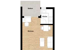 Gepflegte 1-Zimmer-Eigentumswohnung mit Balkon – Die vollständige Adresse der Immobilie erhältst du vom Anbieter., 48149 Uppenberg, Münster – Vorschaubild 11