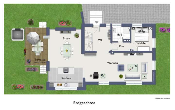 Grundriss nicht maßstabsgerech