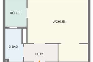 Gut vermietetes Stadtapartment in ruhiger Seitenstraße von Borgfelde Nähe Berliner Tor – Die vollständige Adresse der Immobilie erhältst du vom Anbieter., 20535 Borgfelde, Hamburg – Vorschaubild 3