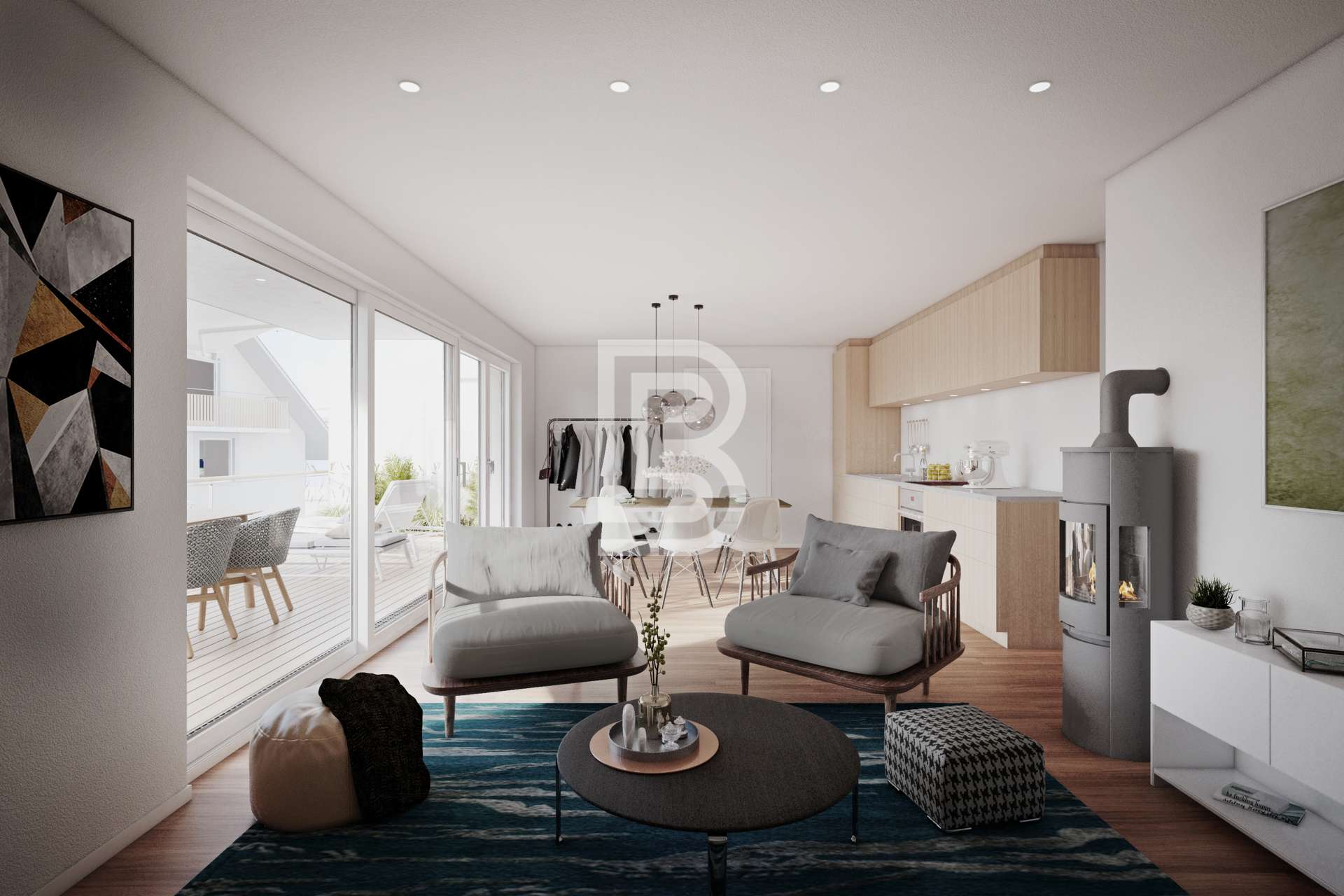 Immobilie in Bötzingen - DG-Wohnung mit überaus großzügigem und offenen Grundriss im Neubau - Bild 2