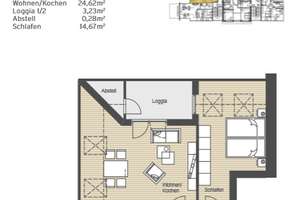 *Exklusives Wohnen in der ehemaligen Engertschule*** mit FHZ/Parkett/Loggia und SP!! WE 21** – Engertstraße 18, 4177 Lindenau, Leipzig – Vorschaubild 2