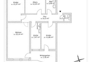 Frisch renovierte 4-Zimmer Wohnung mit Wintergarten in der Südstadt ! – Kleine Düwelstraße 15, 30171 Südstadt, Hannover – Vorschaubild 19