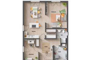 Urbaner Look, ruhige Lage: Stadthaus Flair 124  in Roßlau - Preis inkl. Grundstück – 6862 Roßlau, Dessau-Roßlau – Vorschaubild 20
