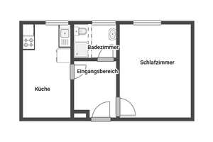 Demnächst frei! 1-Zimmer-Wohnung in Bochum Wattenscheid – Pohlbörgerstraße 4, 44866 Wattenscheid-Mitte, Bochum – Vorschaubild 3