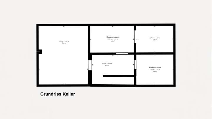 Grundriss Keller