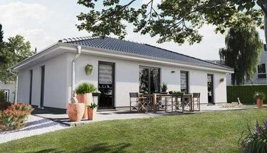 Bild von INKLUSIVE Grundstück: Der Bungalow mit dem charmanten Walmdach – stufenlos glücklich sein in Köni...