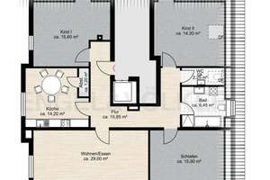 Alles, was das Familienherz begehrt - Einziehen und Wohlfühlen garantiert! – Die vollständige Adresse der Immobilie erhältst du vom Anbieter., 68259 Wallstadt, Mannheim – Vorschaubild 10