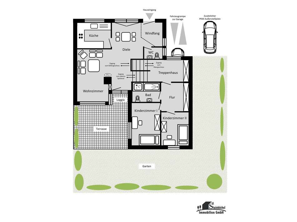 Grundriss Erdgeschoss V. I