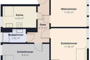 Fähr-Lobbendorf | Anlegerwohnung mit 3 Zimmern und saniertem Gebäude – Die vollständige Adresse der Immobilie erhältst du vom Anbieter., 28755 Fähr-Lobbendorf, Bremen – Vorschaubild 12