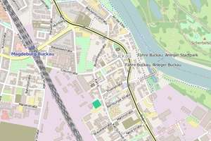 Modernes Bad mit Wanne, Terrasse zur Küche: Buckau – Südstraße 4, 39104 Buckau, Magdeburg – Vorschaubild 14