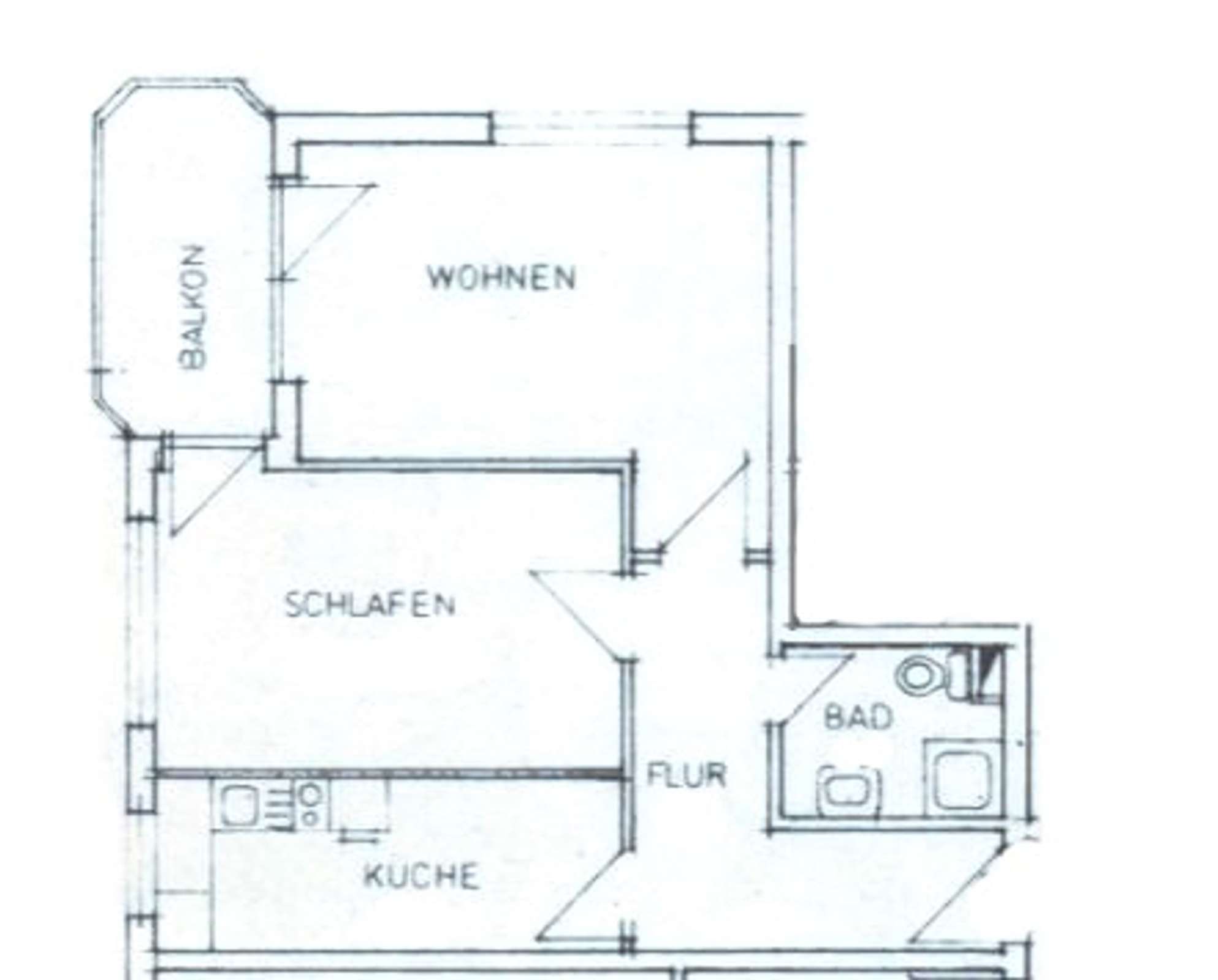 Solide Kapitalanlage: 2-Zimmer-ETW mit Balkon und herrlichem Fernblick in Weende