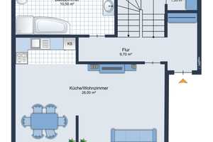 Gepflegtes zu Hause unter der Hallburg - modern angelegte Doppelhaushälfte im zauberhaften Fachwerk – Schmalkalden-Meiningen (Kreis) – Vorschaubild 22