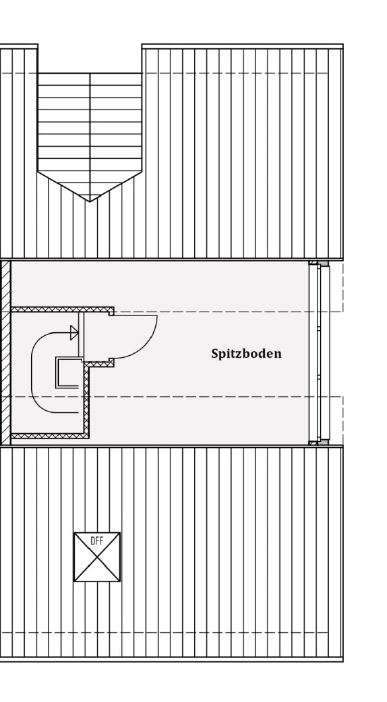 Grundriss Spitzboden