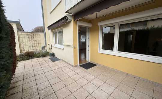 3-Zimmer-EG-Wohnung mit eigenem Eingang, West-Terrasse & Stellplatz
