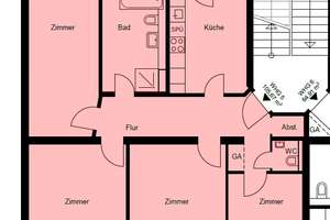 EBK*** Gäste-WC / moderne Bodenbeläge / Wanne + Dusche u.v.m. – Sonnenstraße 79, 9130 Sonnenberg, Chemnitz – Vorschaubild 18