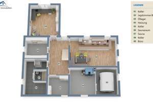 Waidmannsheil!! Familienfreundlicher Bungalow mit Jagdzimmer und Wildwerkstatt  in Haidlfing – Die vollständige Adresse der Immobilie erhältst du vom Anbieter., 94522 Wallersdorf – Vorschaubild 42