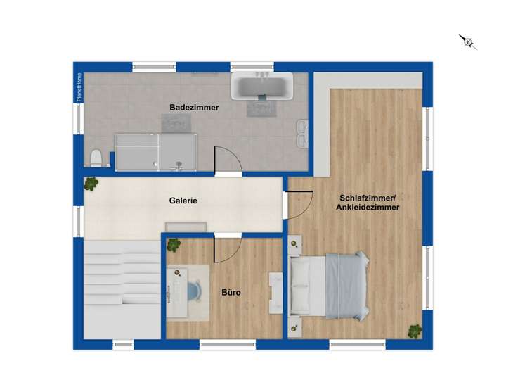 Grundriss Obergeschoss