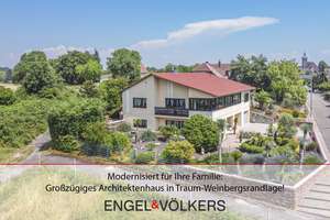 Modernisiert für Ihre Familie: Großzügiges Architektenhaus in traumhafter Weinbergsrandlage!