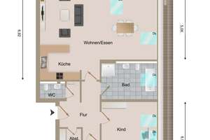 Großzügige Dachwohnung in exklusivem Stadthaus in Weitmar – Uevelgönne 8, 44795 Weitmar-Mitte, Bochum – Vorschaubild 15