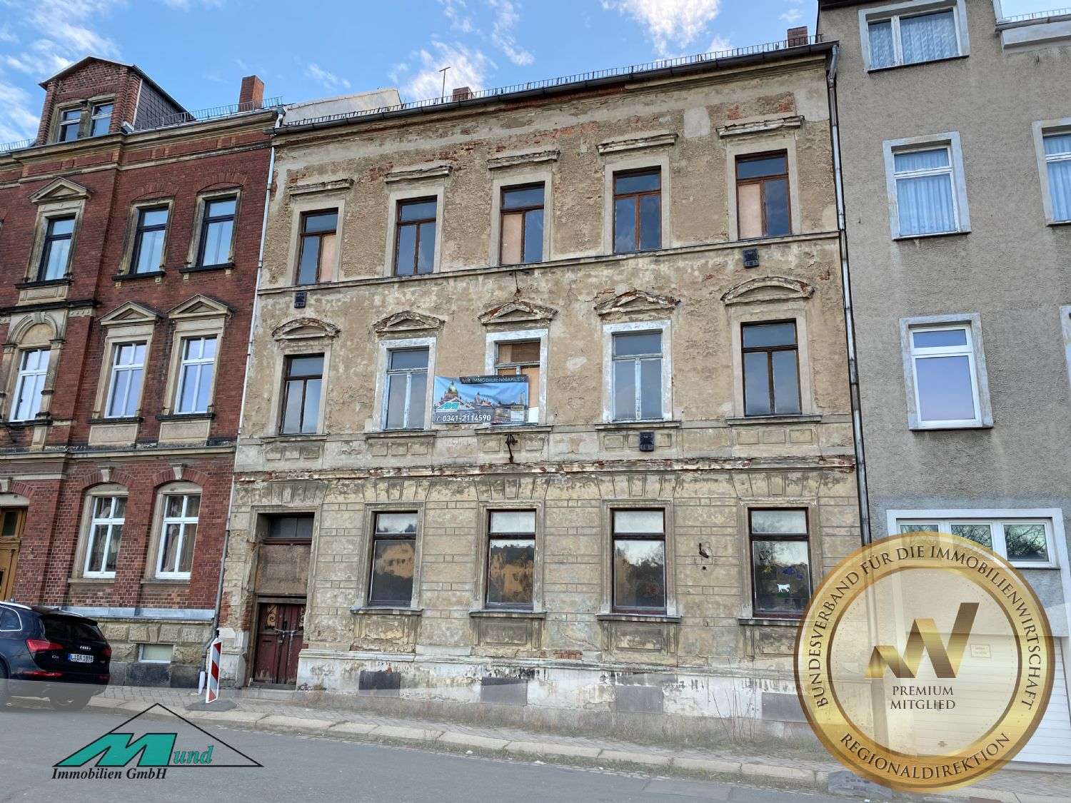 Mehrfamilienhaus in zentraler Lage von Greiz – Investitionsobjekt mit Ausbaupotenzial, Greiz Kreis – Bild 1