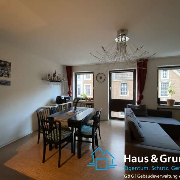 *** charismatische 2-Zimmer-Wohnung - mit gemütlichem Balkon - in guter Lage im Pontviertel***