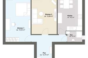 Erstbezug nach Sanierung: 2-Zimmer-Altbauwohnung in  Eimsbüttel zu erwerben! – Die vollständige Adresse der Immobilie erhältst du vom Anbieter., 20253 Hoheluft-West, Hamburg – Vorschaubild 22