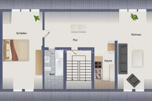 Lichtdurchflutete Dachgeschosswohnung mit Loft-Charakter – Hinrichsdorfer Str. 10, 18146 Dierkow-West, Rostock – Vorschaubild 12