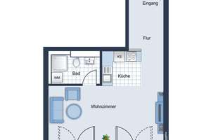 Neubauwohnung mit Balkon in Eilbek! – Die vollständige Adresse der Immobilie erhältst du vom Anbieter., 22089 Eilbek, Hamburg – Vorschaubild 9