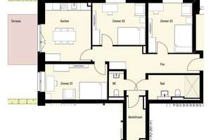 Bezugsfertige Neubauwohnung - WG geeignet – 48147 Uppenberg, Münster – Vorschaubild 8