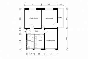 3-Raum-Wohnung mit Balkon in Brückfeld – 39114 Brückfeld, Magdeburg – Vorschaubild 3