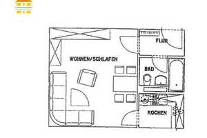 PERFEKTER EINSTIEG INS STUDIENLEBEN mit Einbauküche in zentrumsnaher Lage – Frankenberger Straße 89, 9131 Chemnitz – Vorschaubild 3