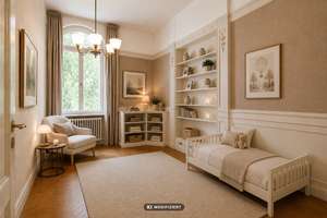 Großzügige historische Etagenwohnung in herrschaftlicher sanierter Westend Villa – 60325 Westend-Süd, Frankfurt am Main – Vorschaubild 13