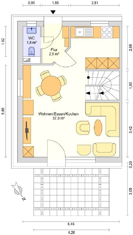 Grundriss Erdgeschoss