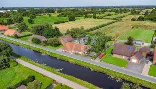 Bild von Landhaus am Kanal - Ausbaupotenzial und optionale Weidefläche